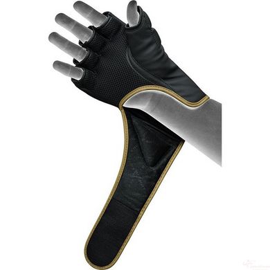 Перчатки ММА RDX F6 KARA Matte Golden M (капа в комплекте)