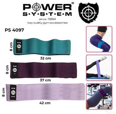 Набір тканевих резинок для пілатесу Power System PS-4097 Booty Band Set