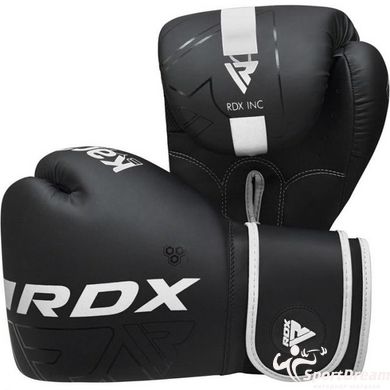 Боксерские перчатки RDX F6 Kara Matte White 12 унций (капа в комплекте)
