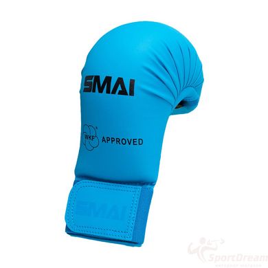 Перчатки для карате с лицензией WKF | синие | SMAI sm p101