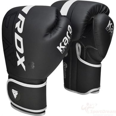 Боксерські рукавиці RDX F6 Kara Matte White 12 унцій (капа в комплекті)