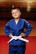 Детское кимоно для дзюдо Kintayo Koka синее 350 гр/м.кв - 110