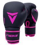 Боксерські рукавички V`Noks Ultima Black Fuxia чорно-рожеві
