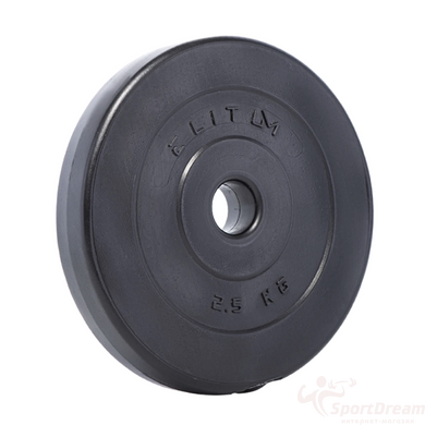 Набір композитних дисків Elitum Titan 89 кг для гантелей та штанг + 2 грифа