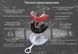 Капа OPRO Platinum UFC Hologram Fangz-Black Metal/Red (art.002261002)