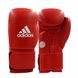 Шкіряні боксерські рукавички WAKO ADIDAS ADIWAKOG1 червоний - 12 унцій
