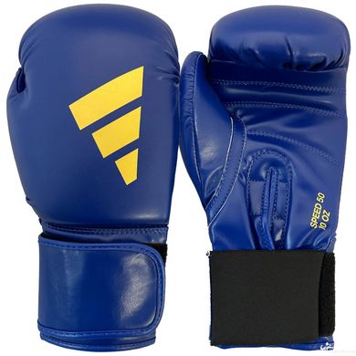 Боксерские перчатки Adidas Speed ​​50 синий/золотой ADISBG50 10 унций