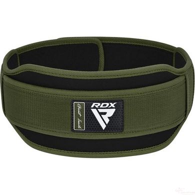 Пояс для важкої атлетики RDX RX5 Double Belt неопреновий Army Green S