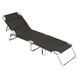 Кровать раскладная Bo-Camp Sun Lounger 3 Positions Anthracite (1304480) + БЕСПЛАТНАЯ ДОСТАВКА