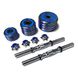 Dumbbells assembled 2 pcs x 10 kg with blue damper HA-DD20 blue