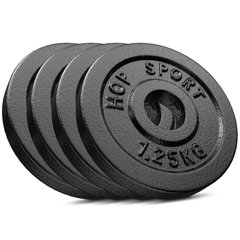 Набор из металлических дисков Hop-Sport Strong 4х1,25 кг