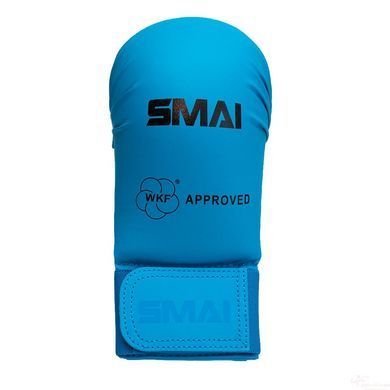 Перчатки для каратэ с лицензией WKF синие SMAI sm p101 - XL