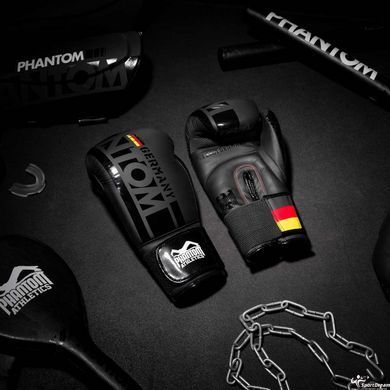 Боксерские перчатки Phantom Germany Black 10 унций (PHBG2189-10)