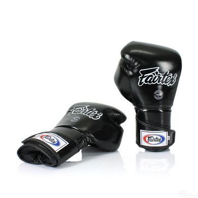 Боксерські рукавиці Fairtex BGV6 Black 10 унцій + бинти