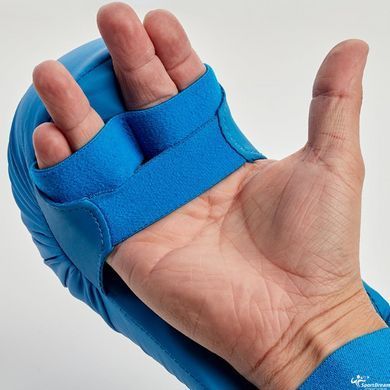 Перчатки для каратэ с лицензией WKF синие SMAI sm p101 - XL