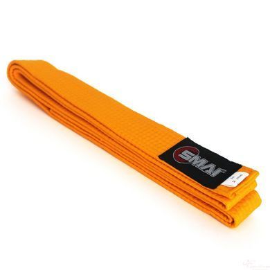 Пояс для кімоно жовтий SMAI SM B001Y - 220 см