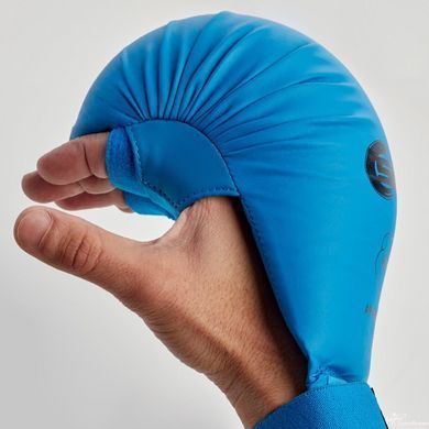 Перчатки для каратэ с лицензией WKF синие SMAI sm p101 - XL