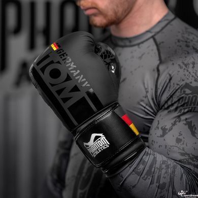 Боксерские перчатки Phantom Germany Black 10 унций (PHBG2189-10)
