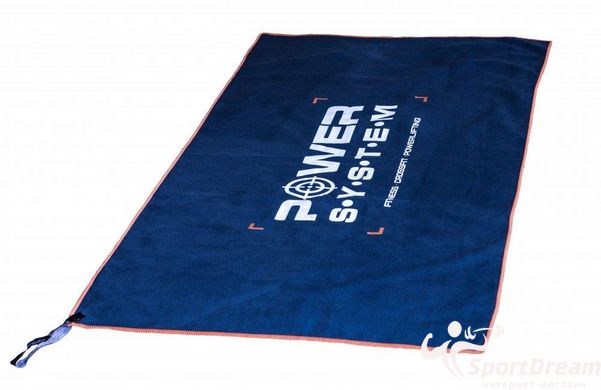 Рушник для фітнесу та спорту Power System PS-7005 Gym Towel (100*50см.) Темно-синій