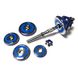 Dumbbells assembled 2 pcs x 12.5 kg with a blue damper HA-DD25 blue