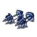 Dumbbells assembled 2 pcs x 12.5 kg with a blue damper HA-DD25 blue