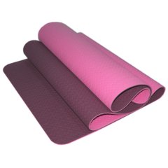 Коврик для фитнеса и йоги перфорированный фиолетовый ОТРЕ-6мм