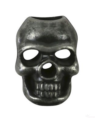 Стопери для шнурка 10шт KOMBAT UK Skull Cord Stoppers, Серебристый