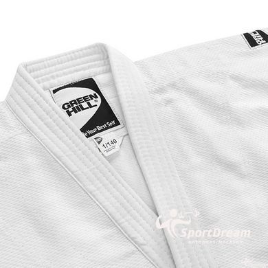 Кимоно дзюдо Green Hill (белое) JUNIOR JSJ-10226-120