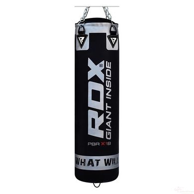 Боксерский мешок RDX Leather Black 1.2м, 40-50 кг