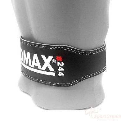 Пояс для важкої атлетики MadMax MFB-244 Sandwich шкіряний Black S, M