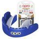 Капа OPRO Gold Braces под брекеты взрослая (возраст 11+) Dark Blue/Pearl (art.102506002), Синий