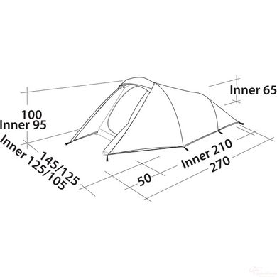 Палатка Easy Camp Energy 200 Rustic Green (120388) + БЕСПЛАТНАЯ ДОСТАВКА