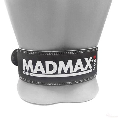Пояс для важкої атлетики MadMax MFB-244 Sandwich шкіряний Black S, S