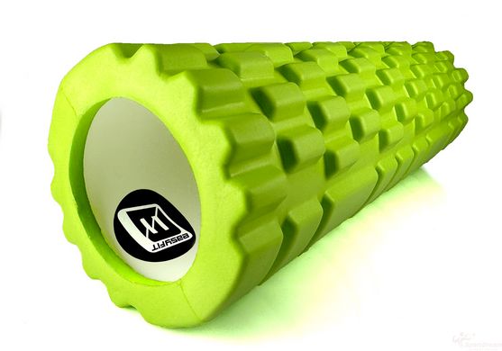 Massage roller EasyFit Grid Roller Mini 30 cm light green