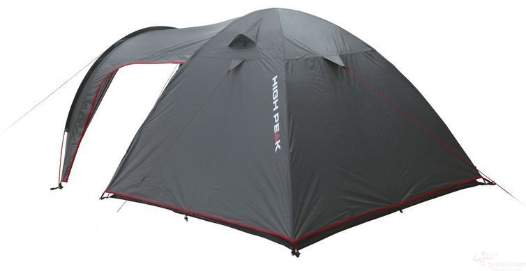 Намет High Peak Kira 5 Dark Grey/Red + БЕЗКОШТОВНА ДОСТАВКА