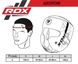 Боксерський шолом RDX F6 KARA Matte White L (капа у комплекті)