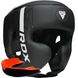 Боксерський шолом RDX F6 KARA Matte White L (капа у комплекті)