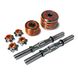 Dumbbells assembled 2 pcs x 5 kg with an orange damper HA-DD10 orange